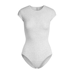 NWT SKIMS COTTON JERSEY T-SHIRT BRIEF BODYSUIT